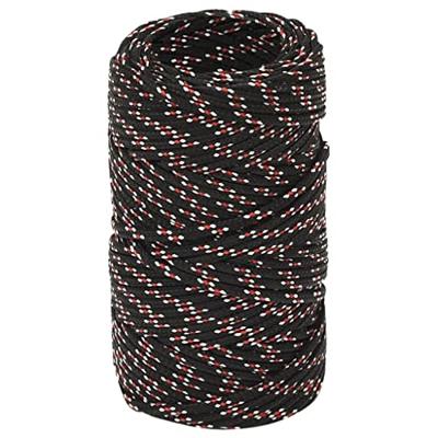 VidaXL Boot touw 2 mm 50 m polypropyleen zwart VidaXL Boot touw 2 mm 50 m polypropyleen zwart