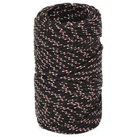 VidaXL Boot touw 2 mm 50 m polypropyleen zwart - thumbnail