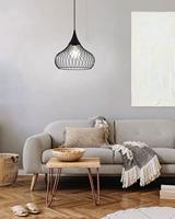 EGLO Staverton - Hanglamp - E27 - Ø 36,5 cm - Zwart - thumbnail