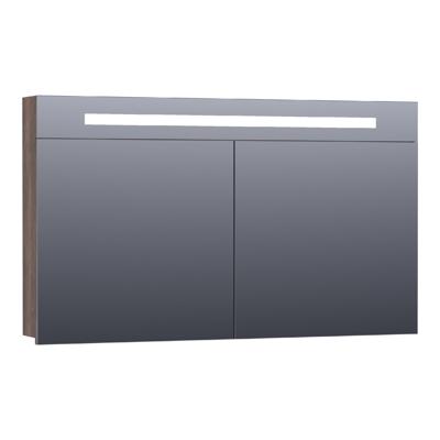 Brauer Promise Spiegelkast - 120 cm - met Directe Verlichting - 2 Enkelzijdige Spiegeldeuren - Grove