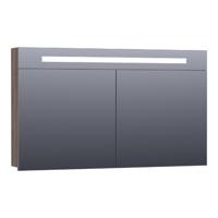 Brauer Promise Spiegelkast - 120 cm - met Directe Verlichting - 2 Enkelzijdige Spiegeldeuren - Grove - thumbnail