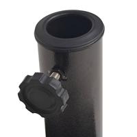 Parasolvoet halfrond 9 kg hars bronskleurig - thumbnail