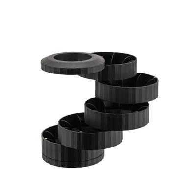 Alessi Plisse Capsule houder - Zwart - MDL19