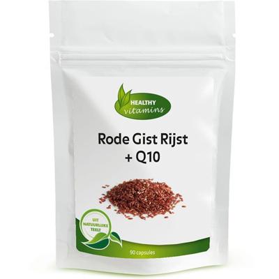 Rode gist rijst + Q10 | 90 capsules | 30% korting | Vitaminesperpost.nl