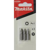 Makita Accessoires Schroefbit PZ2x25mm 3 stuks - B-23494 - thumbnail