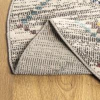 VidaXL Vloerkleed arbizu binnen en buiten vintage stijl ø 120 cm - thumbnail