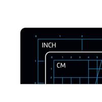MARTOR Snijmat Kunststof (l x b x h) 320 x 230 x 3 mm Zwart 1 stuk(s) - thumbnail