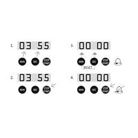 WESTMARK - Keukenhulpen - Kookwekker digitaal zwart - thumbnail