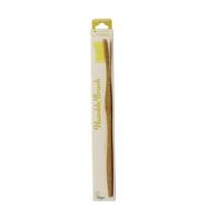 The Humble Co Tandenborstel bamboe medium geel 1 Stuks - thumbnail