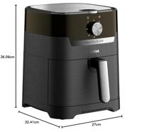 Tefal EY5018 Easy Fry and Grill Heteluchtfriteuse 1550W 4.2L Zwart - thumbnail
