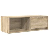 Tv-meubel 80x31x25,5 cm bewerkt hout sonoma eikenkleurig - thumbnail