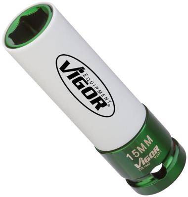 Vigor V2471 Dop (zeskant) Kracht-dopsleutelinzet 15 mm 1/2 (12.5 mm)