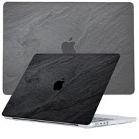 Lunso MacBook Pro 16 inch (2021-2024) cover hoes - case - Black Stone - thumbnail