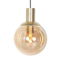 Steinhauer Eettafel hanglampBollique goud met amberglas - 3799ME - thumbnail