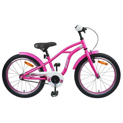 Kinderfiets 20 Inch voor 6-11 jaar oud Donkerroze
