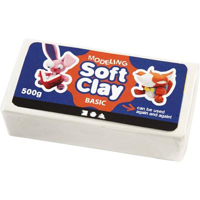 Creativ Company Zachte klei - wit, 500gr.