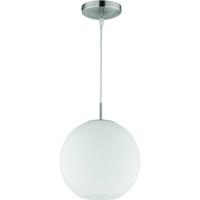 LED Hanglamp - Hangverlichting - Trion Mono - E27 Fitting - Rond - Mat Nikkel - Aluminium - thumbnail