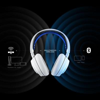 Hoofdtelefoon met microfoon SteelSeries Arctis Nova 7P Wit