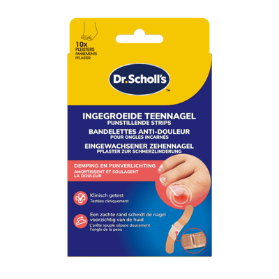 Ingegroeide teennagel pijnverlichtende strips 10 Stuks