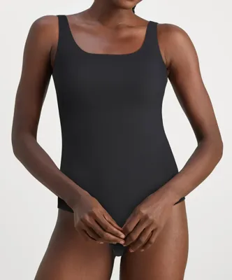 Body hoge hals - Neja - Bodysuit mouwloos - Body zonder mouwen - Naadloos - witte body - zwarte body