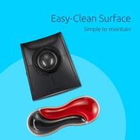 Kensington Gel-polssteun Rood - thumbnail