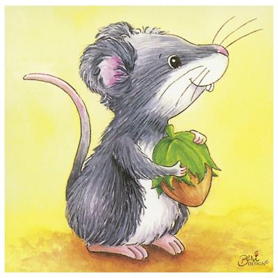 Goki houten blokpuzzel babydieren