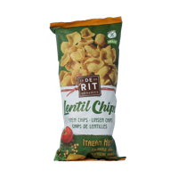 De Rit Linzenchips Italian herbs bio 75 Gram - thumbnail