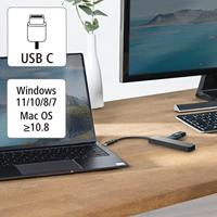 Hama USB-C dockingstation Geschikt voor merk (dockingstation): Universeel Incl. laadfunctie, USB-C Power Delivery - thumbnail