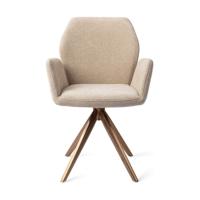 Jesper Home Eetkamerstoel 'Misaki' Turn Rose, kleur Funky Fudge - thumbnail