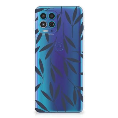 Motorola Moto G100 | TPU Case | Leaves Blue
