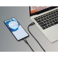 Renkforce RF-4870098 USB-kabel USB 4.0 USB-C 0.80 m Zwart Aluminium-stekker - thumbnail