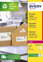 Etiket avery lr7169-100 99.1x139 recycled wt 400st - thumbnail