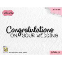 Nellie's Choice • clear stamp congratulations - thumbnail