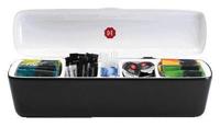 Tafeldispenser douwe egberts 5 vakken inhoud zwart - thumbnail