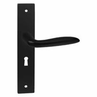 Impresso Lake Mat zwart op Rechthoekig schild met schroeven - thumbnail