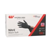WorkInn Nitril Black Soft Handschoenen Maat M 78 100 Stuks bij Jumbo - thumbnail
