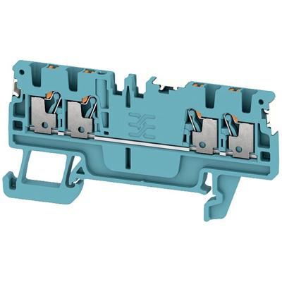 Weidmüller 2674670000 Doorgangsserieklem 3.5 mm Push-In-klem, Steekaansluiting Blauw 100 stuk(s) Piece