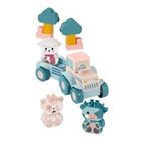 Ecoiffier Abrick Ecoiffier bb abrick baby mijn eerste tractor met grappige dieren - 25dlg. - thumbnail