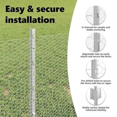 VidaXL Hek met paal zilver 0,4 x 25 m staal