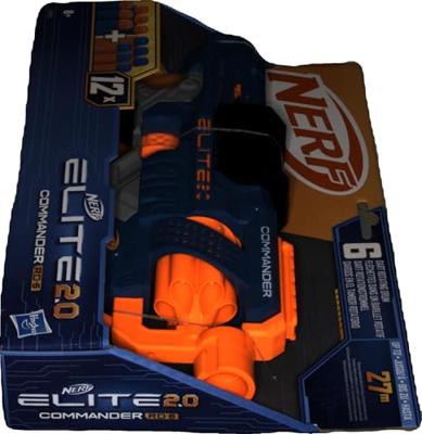 Hasbro Nerf elite 2.0 commander rd-6 met 12 pijltjes - thumbnail