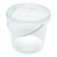 Depa Bak | PP | 1000ml | met hengsel | incl. Deksel | transparant | 24 stuks - thumbnail