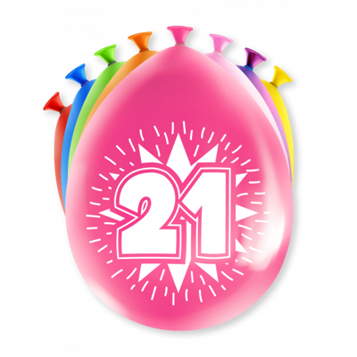 Paperdreams cijferballonnen - 21 jaar