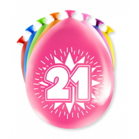 Paperdreams cijferballonnen - 21 jaar - thumbnail