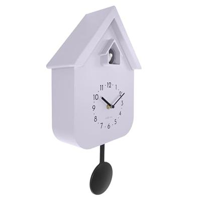 Wandklok 21,5x41,5x8,5 cm - Slinger - Koekoek - NeXtime 'Twitter'