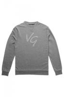 Van Gils Heren Sweatshirt Met Logo Lichtgrijs Licht Getailleerd - thumbnail