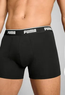 Puma Everyday Basic Boxershort Heren 3-Pack Zwart Combi - Maat M - Kleur: ZwartGeelBlauwOranje | Soccerfanshop