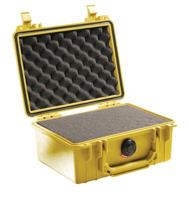 Peli 1150 Stootbestendige Koffer Voor Een Mirrorless Camera Of Ander Kwetsbaar Apparatuur, Ip67 Water- En Stofdicht, Capaciteit3L, Gemaakt In De Vs, Zonder Schuim, Kleur: Geel
