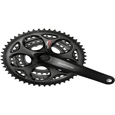 Shimano crankstel 7/8 speed tourney fc-a073 170/50-39-30t met vierkante as zwart