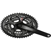 Shimano crankstel 7/8 speed tourney fc-a073 170/50-39-30t met vierkante as zwart - thumbnail