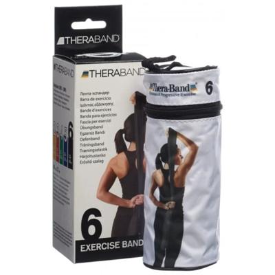 Theraband 2,5 m in tasje spec. zwaar - zwart